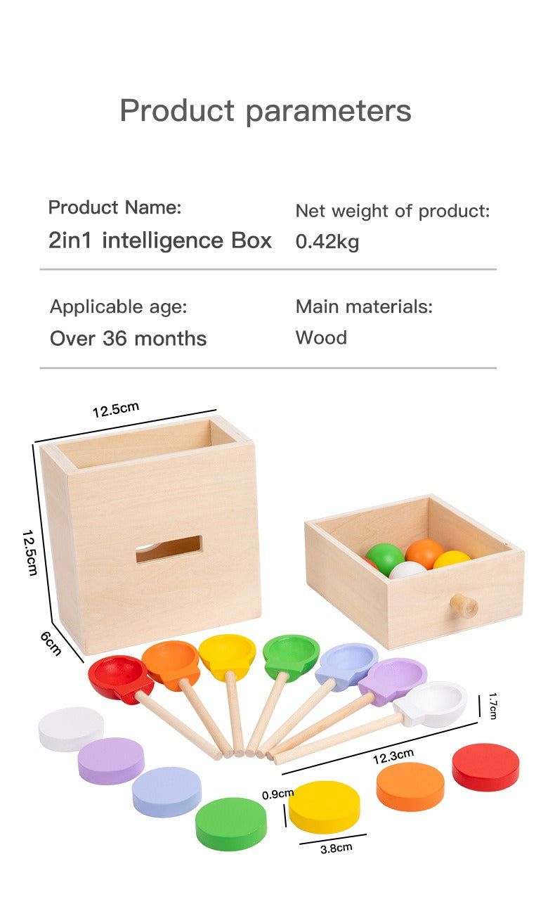 Montessori 2-in-1 Sensory Training Box - OFunBuds