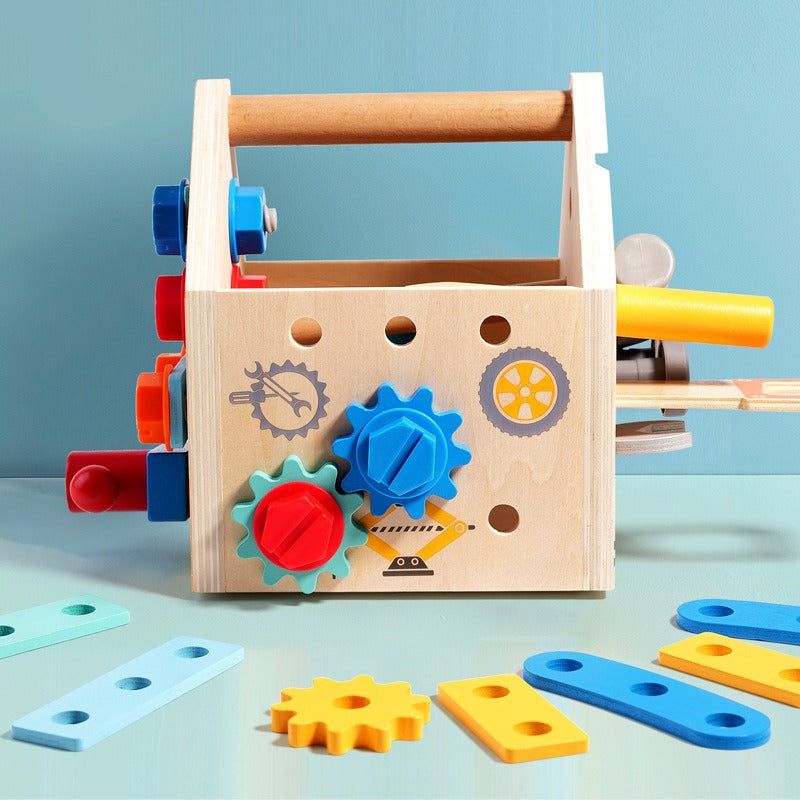 Montessori Multi-functional Wooden Tool Box - OFunBuds