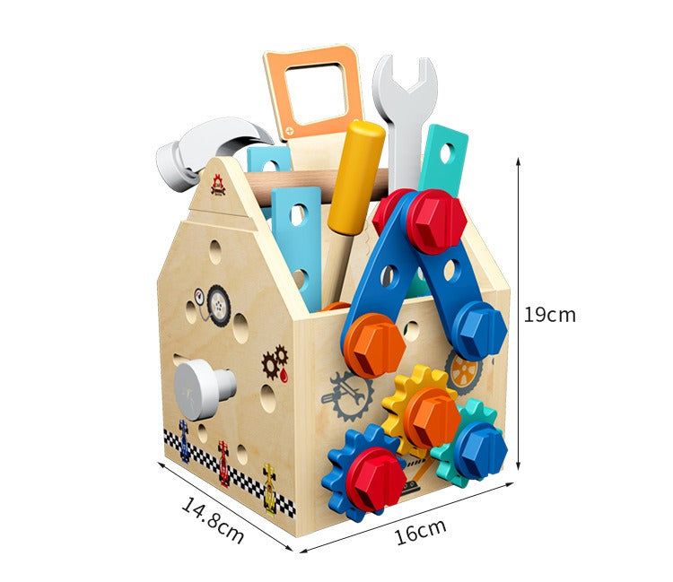 Montessori Multi-functional Wooden Tool Box - OFunBuds