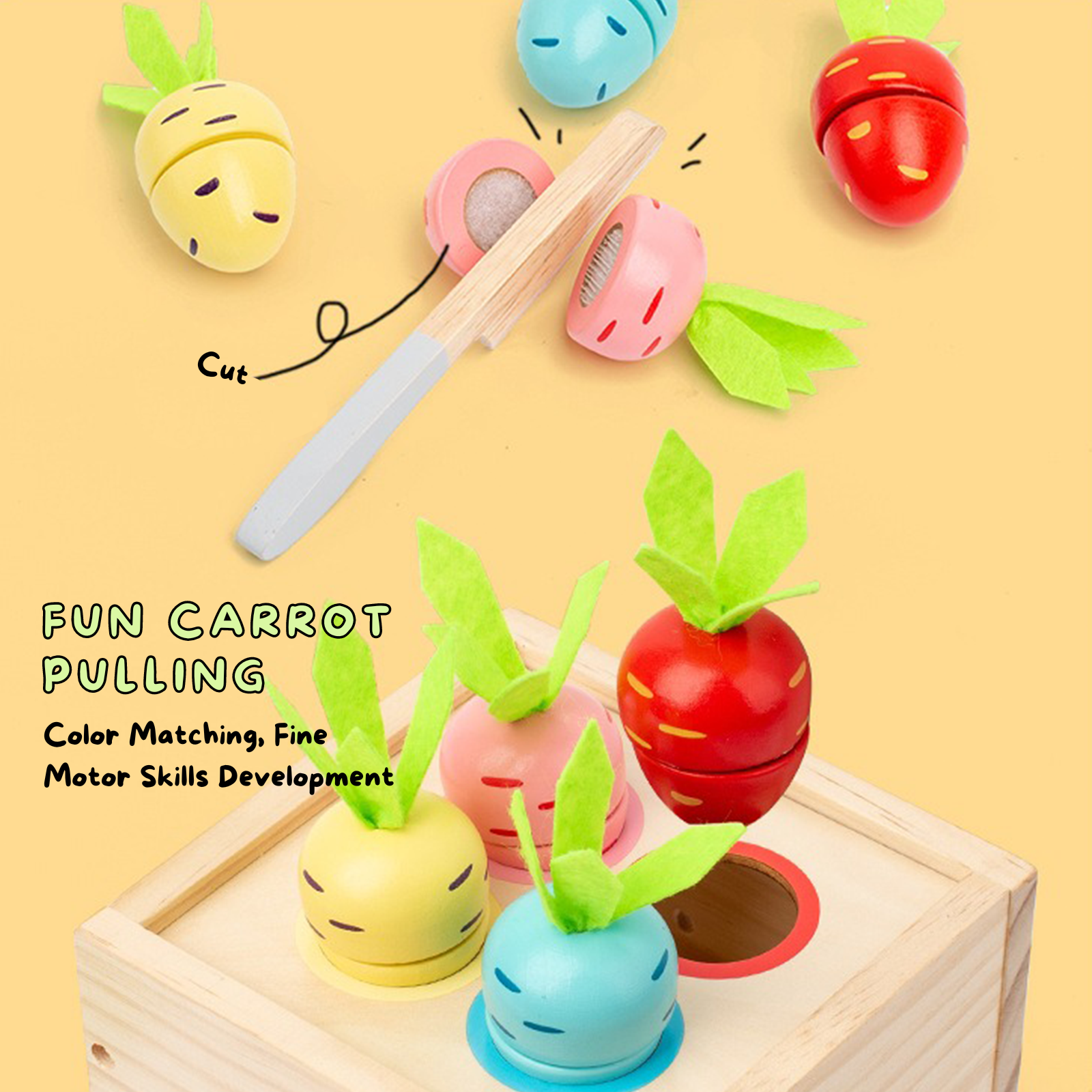 Montessori Multifunctional Activity Cube-7 in 1 - OFunBuds