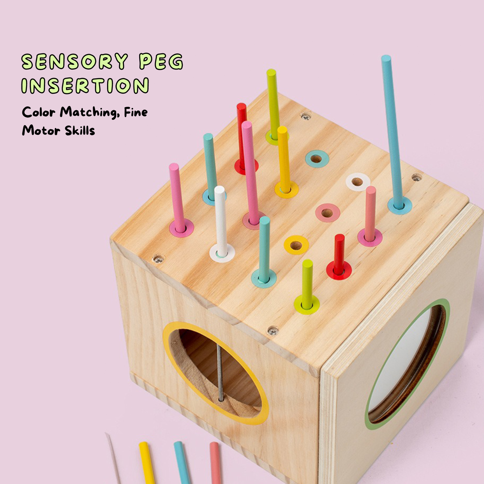 Montessori Multifunctional Activity Cube-7 in 1 - OFunBuds