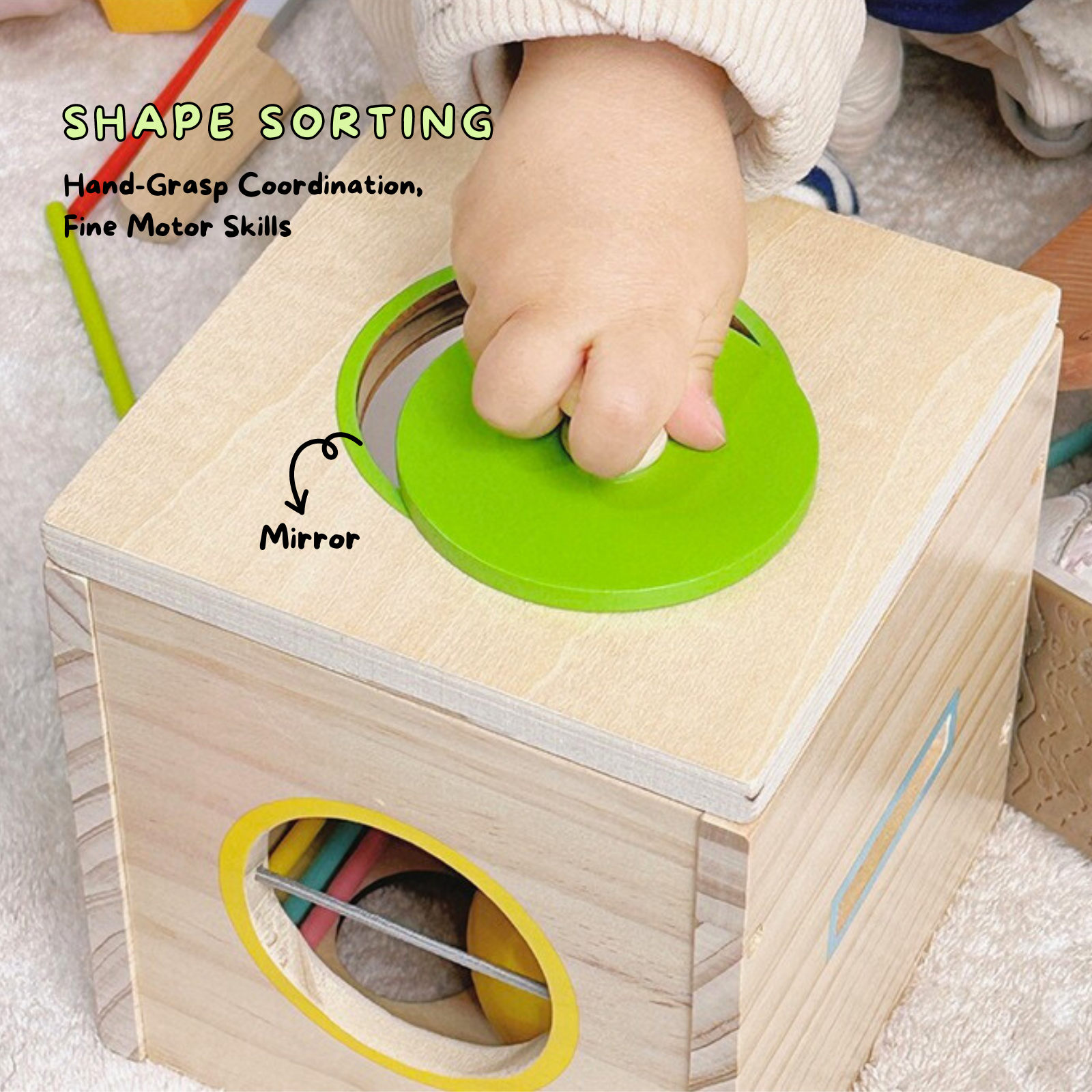 Montessori Multifunctional Activity Cube-7 in 1 - OFunBuds