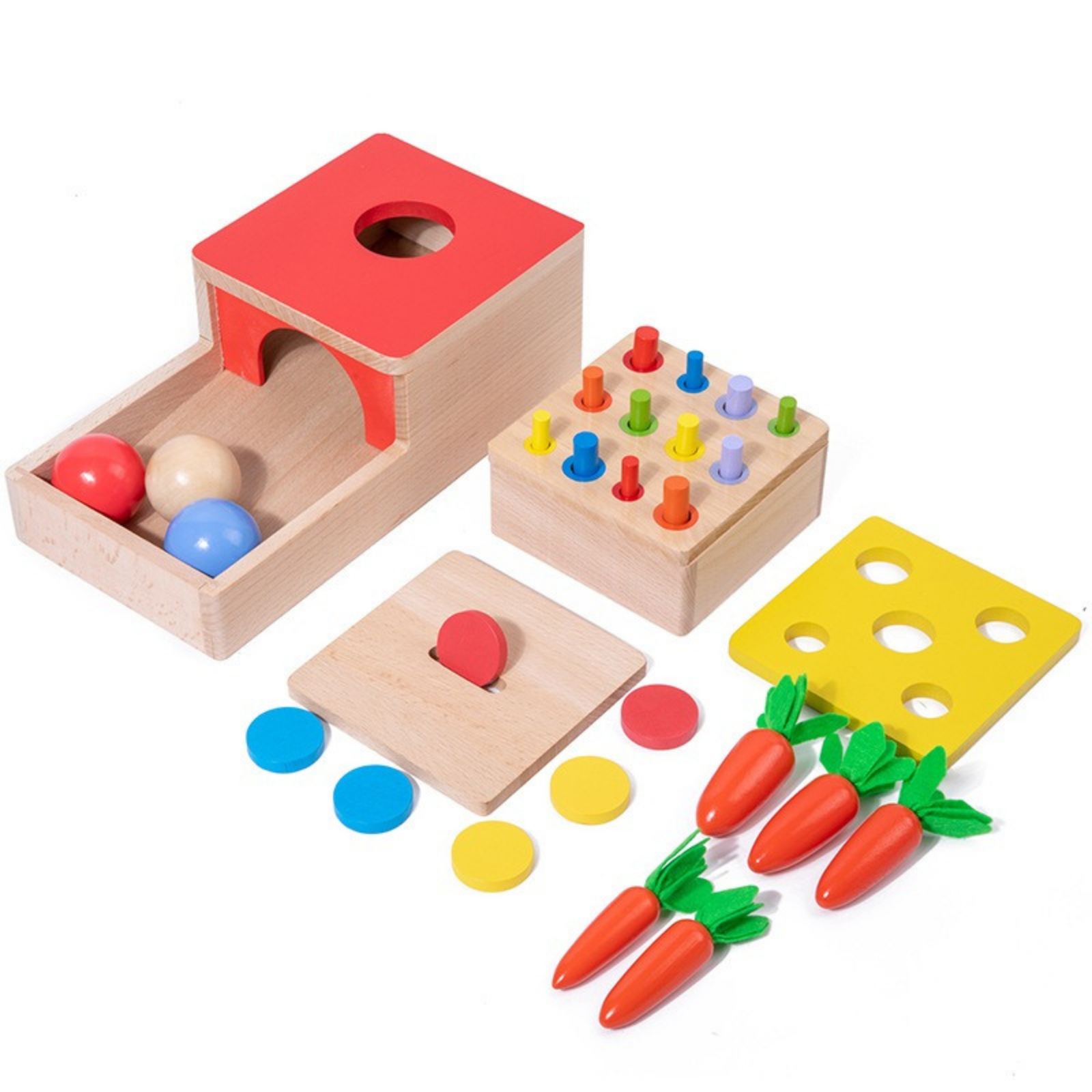 Montessori Development Set | 4-in-1 Early Learning Toy – OFunBuds