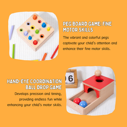 Montessori 4-in-1 Early Learning Development Set - OFunBuds