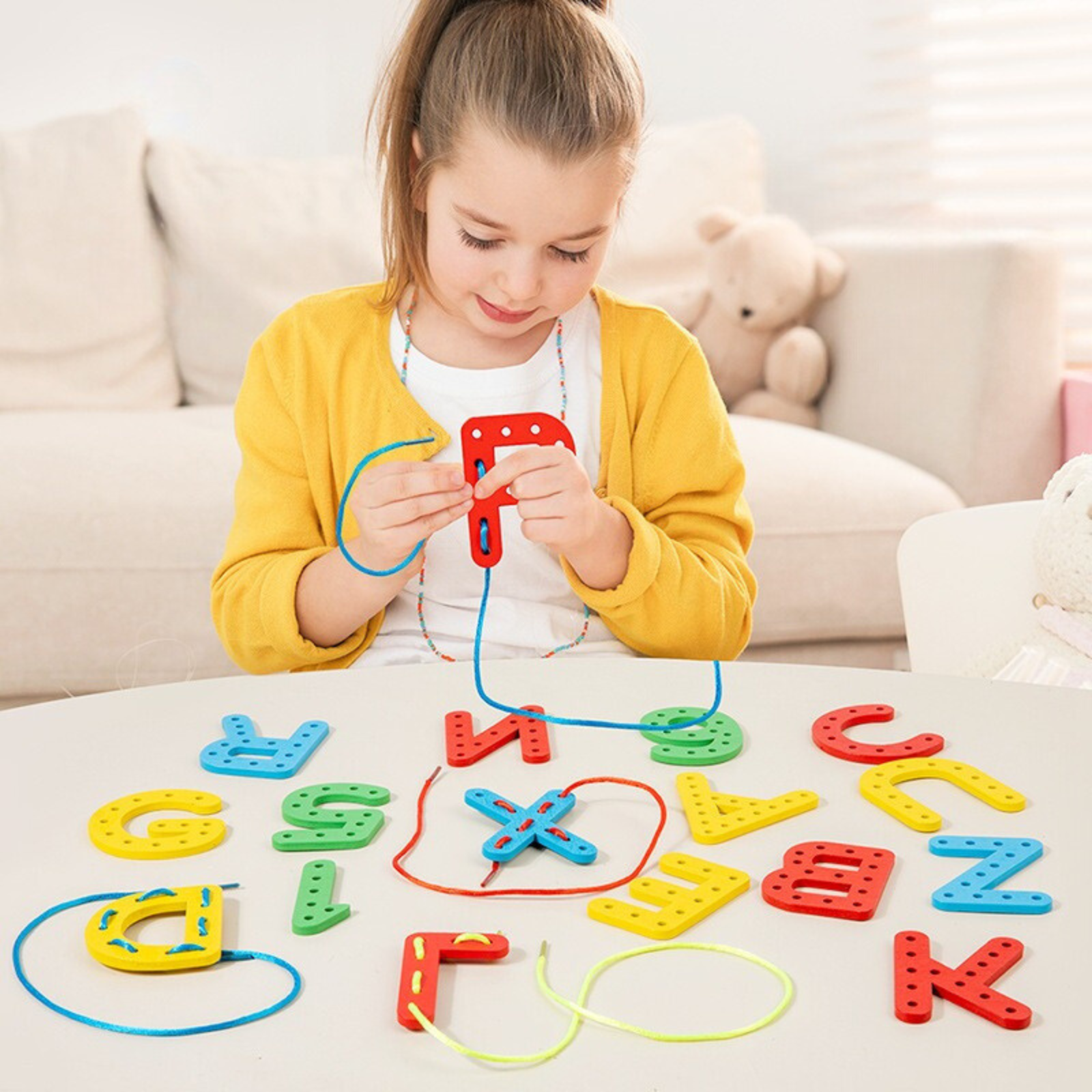 Number Threading Enhance Learning with Montessori Threading Blocks – OFunBuds
