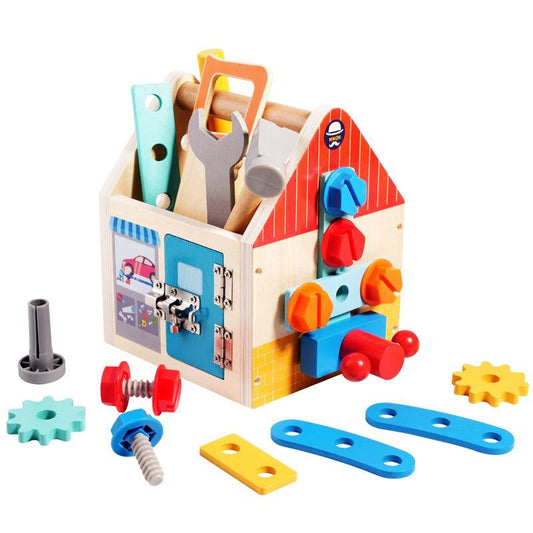 Montessori Multi-functional Wooden Tool Box - OFunBuds