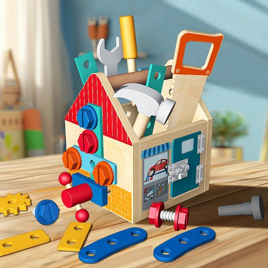 Montessori Multi-functional Wooden Tool Box - OFunBuds