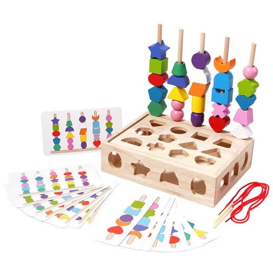Montessori Multifunctional Educational Wooden Toy Set - OFunBuds