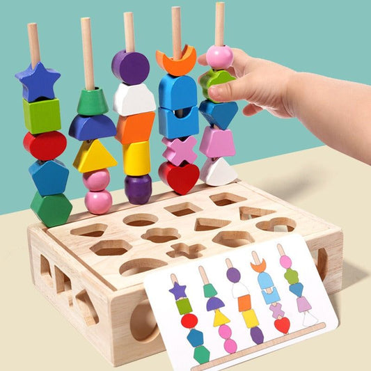 Montessori Multifunctional Educational Wooden Toy Set - OFunBuds