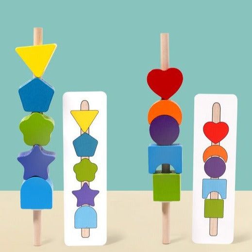 Montessori Multifunctional Educational Wooden Toy Set - OFunBuds