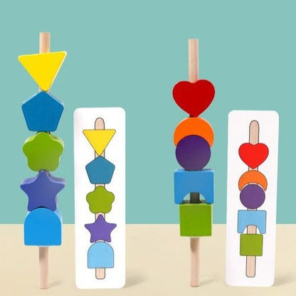 Montessori Multifunctional Educational Wooden Toy Set - OFunBuds