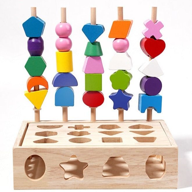 Montessori Multifunctional Educational Wooden Toy Set - OFunBuds