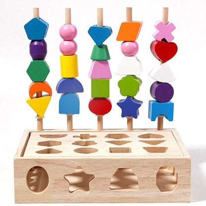 Montessori Multifunctional Educational Wooden Toy Set - OFunBuds