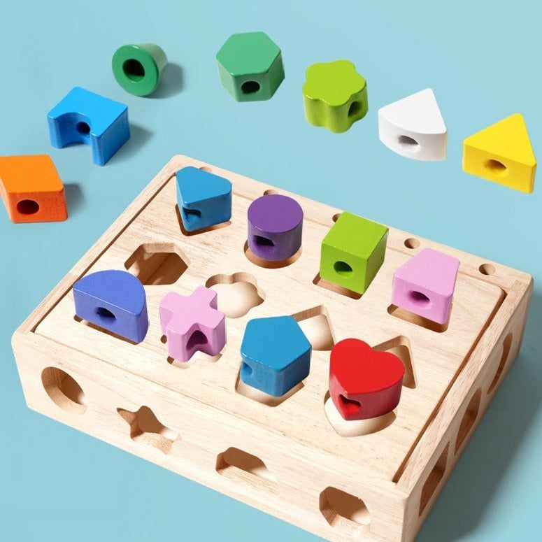 Montessori Multifunctional Educational Wooden Toy Set - OFunBuds
