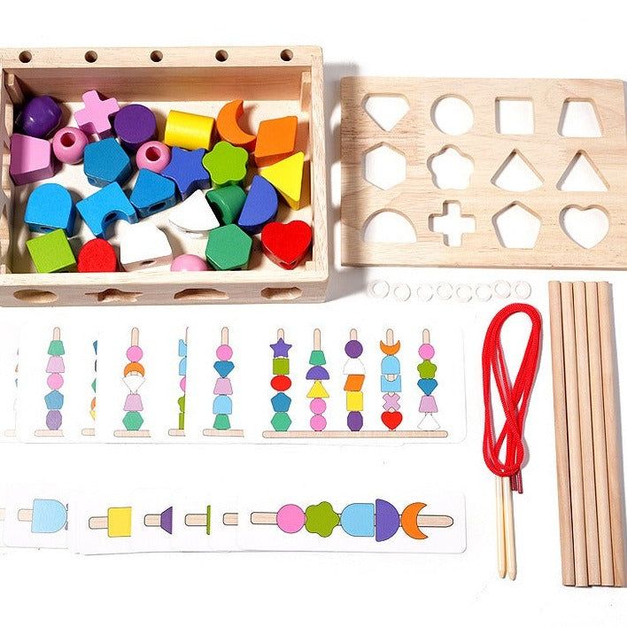 Montessori Multifunctional Educational Wooden Toy Set - OFunBuds