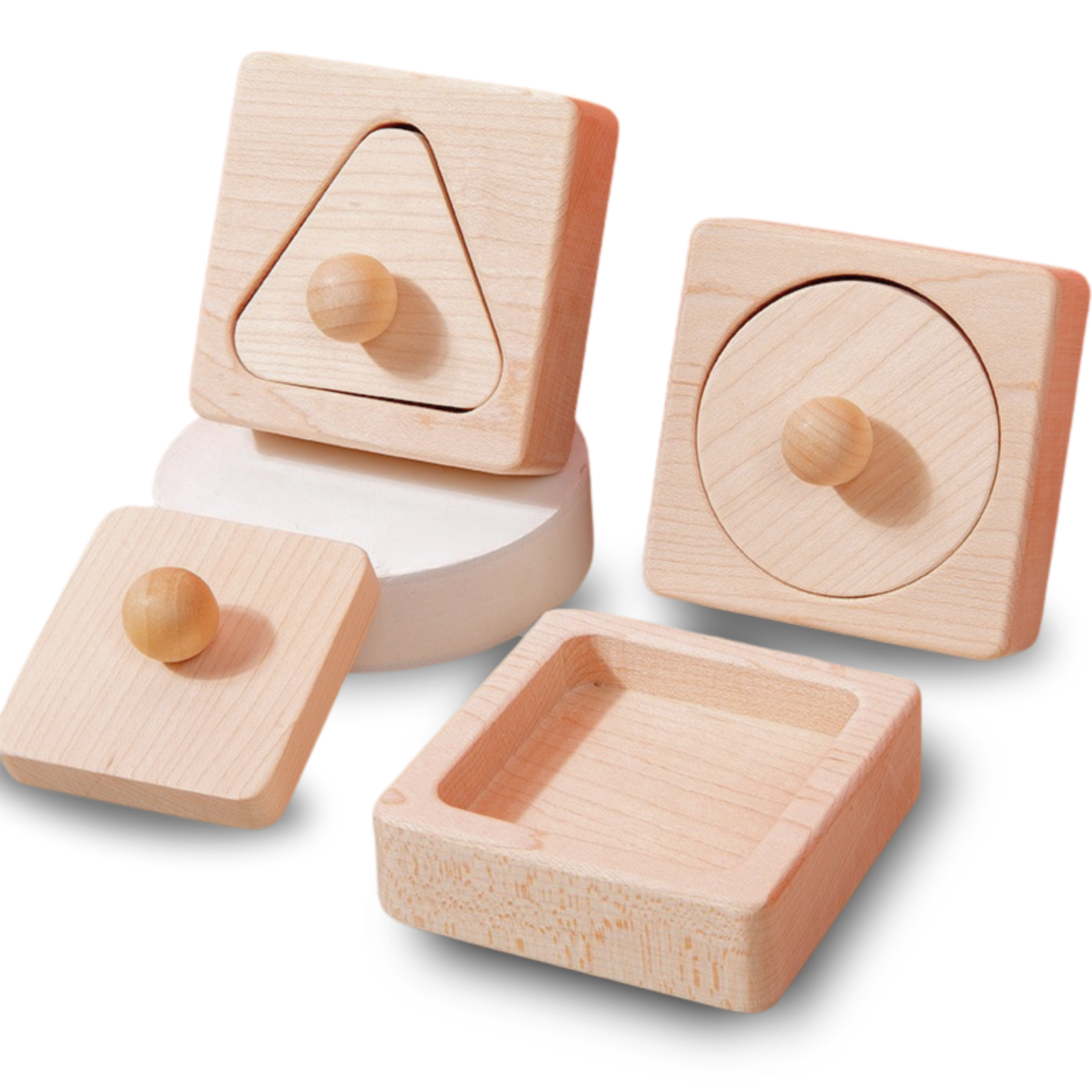 Shape Blocks Set: Educational Wooden Toy for Toddlers – OFunBuds
